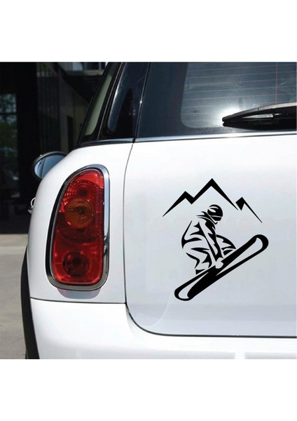 Ski Kayakçı Dağ Beyaz 17X10 cm fiyatları