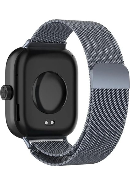 Xiaomi Redmi Watch 4 Uyumlu Metal Hasır Örgü Paslanmaz Kordon