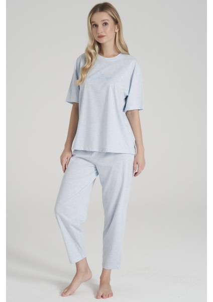 1645 Kadın Kısa Kol Pijama Takım
