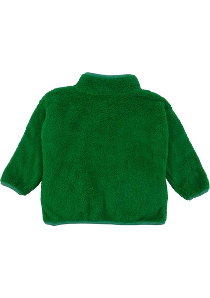 Çocuk Fermuarlı Welsoft Peluş Hırka ve Şapka 2'li Takım