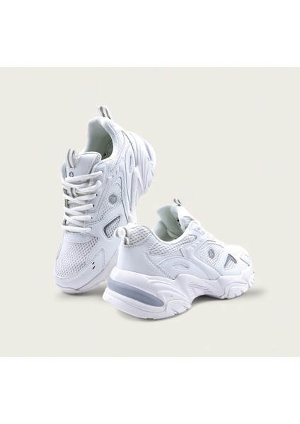 Dareo Memory Foam Beyaz Kadın Yürüyüş Sneaker Spor Ayakkabı H24034Z fırsatları