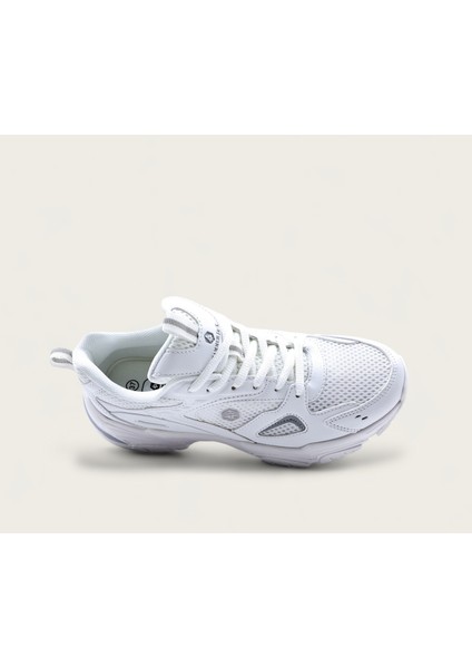 Dareo Memory Foam Beyaz Kadın Yürüyüş Sneaker Spor Ayakkabı H24034Z