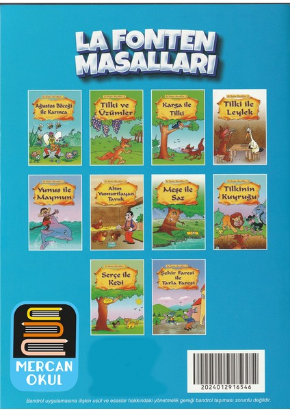 La Fonten Masalları 10 Kitap - Değerlendirme Kitapçığı 2’li Set