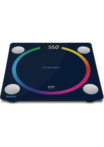 Lacivert PSC04 Tartı Connect Smart Akıllı Baskül Yağ Ölçer Bluetooth fiyatları