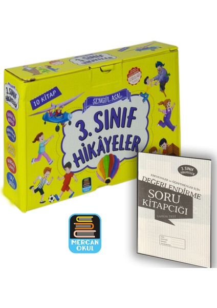 3. Sınıf Hikayeler Okuma Seti 10 Kitap - Soru Kitapçığı 2’li Set