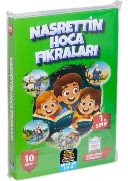 Nasrettin Hoca Fıkraları 10 Kitap - Değerlendirme Kitapçığı 2'li Set