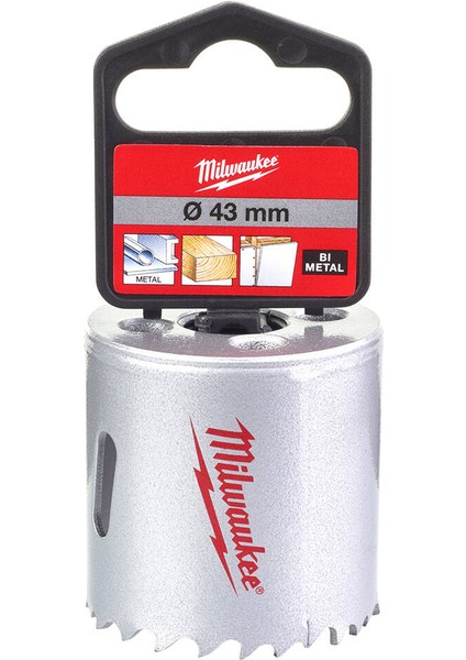 Milwauke Bi-Metal Panç 43 mm 4932464686
