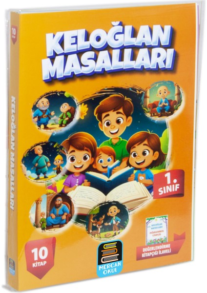 Keloğlan Masalları 10 Kitap - Değerlendirme Kitapçığı 2'li Set