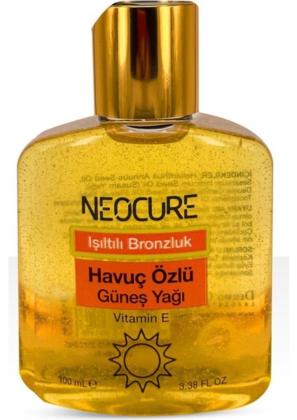 Işıltılı Bronzluk Havuç Özlü Güneş Yağı 100 ml