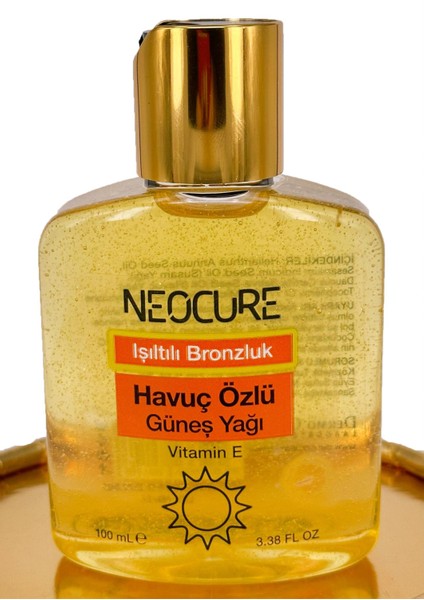 Işıltılı Bronzluk Havuç Özlü Güneş Yağı 100 ml