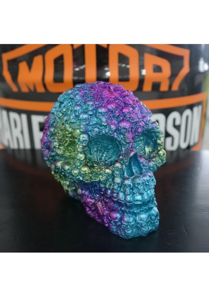 Aralık 2023 Kuru Kafa Kumbara Karışık Model Polyresin 10X13X11CM Biblo Para Biriktirme 1 Adet modelleri