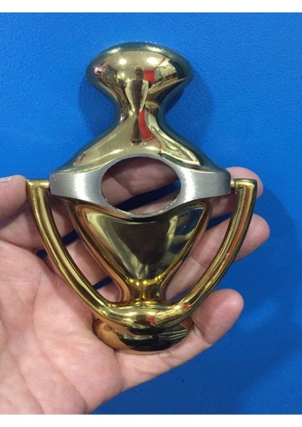 Saten Albifirin Pirinç Kapı Taktakğı Tokmağı ve Dürbünlüğü