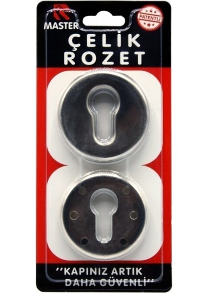Master Çelik Rozet 6 Vidalı Sarı