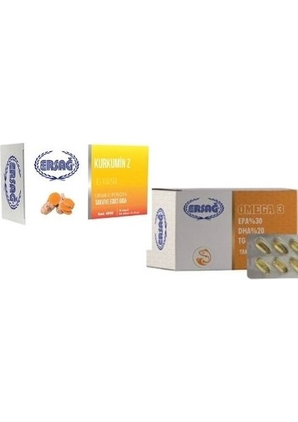 Omega 3 ve Kurkumin Z Ikisi Bir Arada