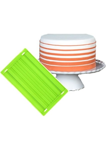 Silikon Çizgi Desenli Transfer Kalıbı - 18X11 cm