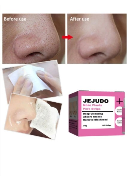 Burun Temizleme Macunu Burun Bandı Giderici 60 Kullanımlık Maske 30 Gr/60 Strips