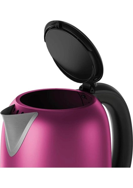 Çelik Su Isıtıcı Kettle Pembe Renk Altus