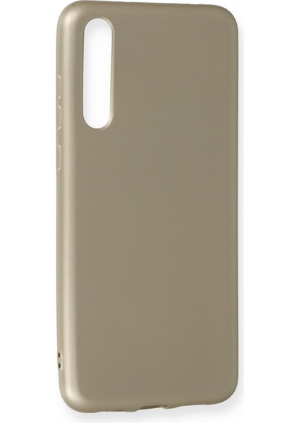 Huawei P20 Pro Kılıf Premium Rubber Silikon - Gold 327107