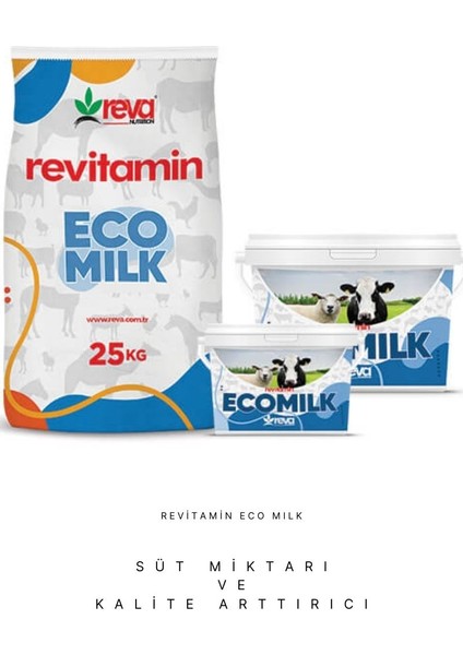 Revitamin Eco Milk Büyük ve Küçükbaş Hayvan Vitamin Mineral Premiks Kova-Kraft fiyatları