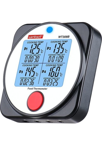Gıda Termometresi Bluetooth Dijital Saplamalı 4 Kanal modelleri