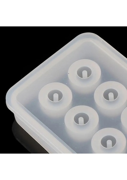 Epoksi Boncuk Şekilli Tesbih ve Bileklik Silikon Kalıp 12 mm 6 Lı modelleri