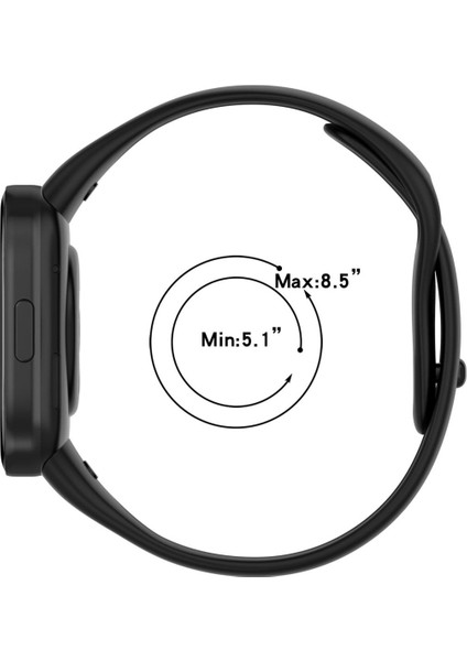 Xiaomi Redmi Watch 3 Active Uyumlu Silikon Kordon Jel Delikli Spor Bileklik Renkli Yumuşak Liquid fiyatları