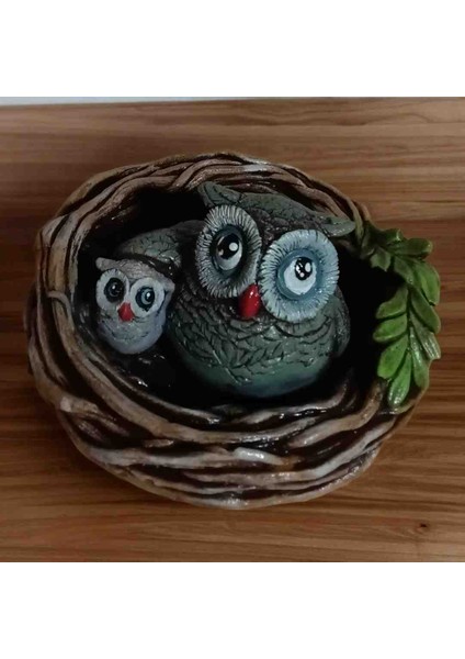 Sepetli Baykuş Dekoratif Obje modelleri