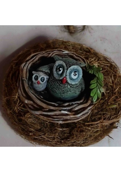 Sepetli Baykuş Dekoratif Obje fırsatları