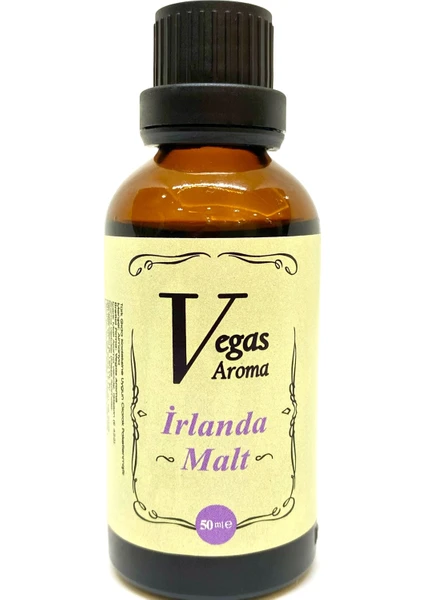 Vegas Aroma Viski Kiti Irlanda Malt Aroması 50 ml - Viski Aroması - Malt Kiti -12 Litre Bitmiş Ürün