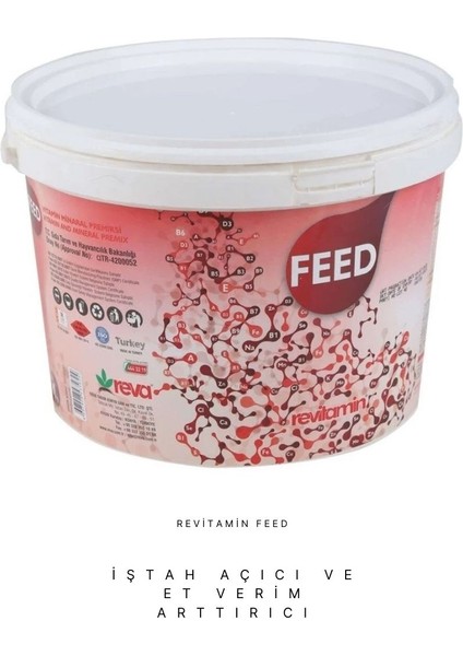 Revitamin Feed Bagışıklık Sistem Düzenleyici Iştah Acıcı Yem Katkı Kova - Kraft fiyatları