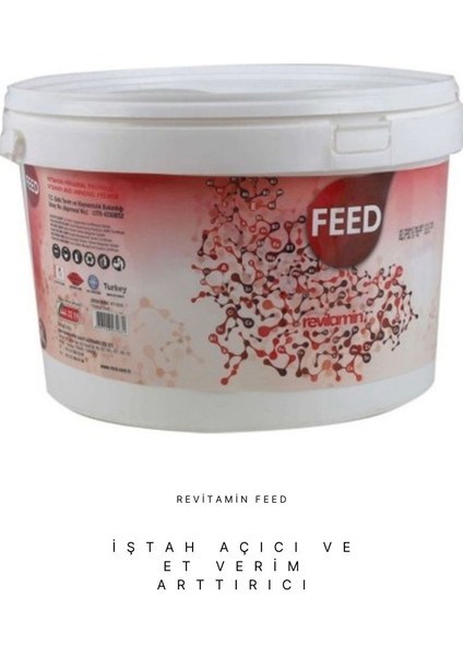 Revitamin Feed Bagışıklık Sistem Düzenleyici Iştah Acıcı Yem Katkı Kova - Kraft