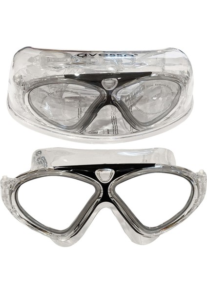 Yüzücü Gözlüğü, Siyah Renk, Konforlu ve Şık Tasarım