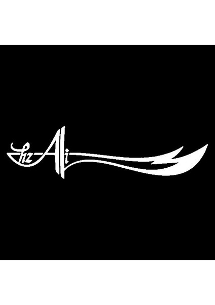 Zulfikar Kılıç Sticker (Oto-Motor-Laptop-Duvar-Dekor) 20 x 6 cm modelleri