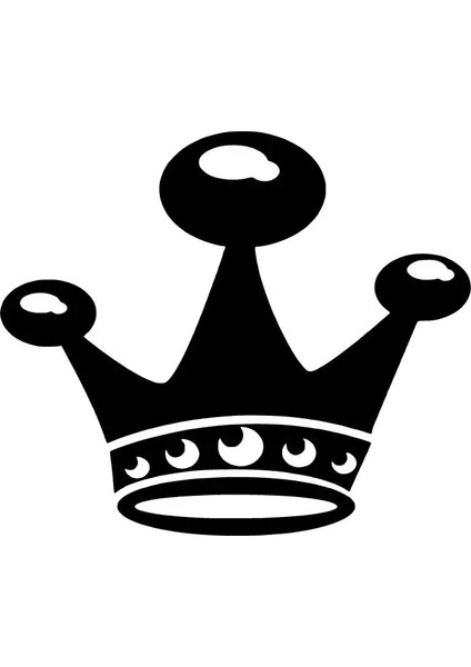 Kral Taci -2 Sticker (Oto-Motor-Laptop-Duvar-Dekor) 10 x 9 cm