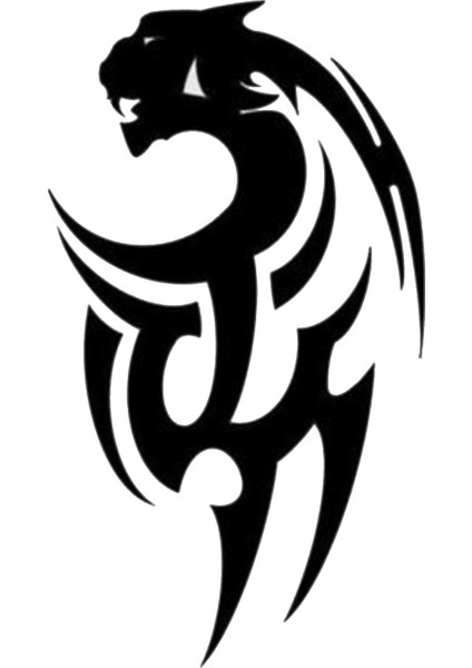 Kaplan Tasarım Sticker (Oto-Motor-Laptop-Duvar-Dekor) 10 x 18 cm