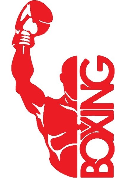 Şampiyon Boksör Sticker (Oto-Motor-Laptop-Duvar-Dekor) 30 x 54 cm fiyatları