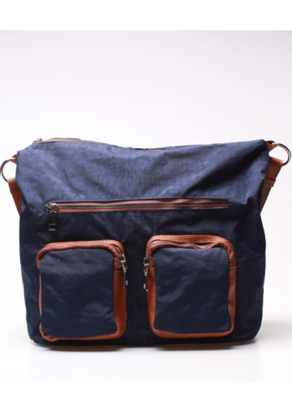 Kadın Omuz Çantası 001 2512 Lacivert Tek Ebat
