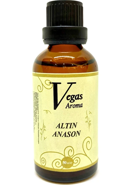 Vegas Aroma Anason Yağı Altın Seri 50 ml - Rakı Aroması - Rakı Kiti - 11 Litre Bitmiş Ürün