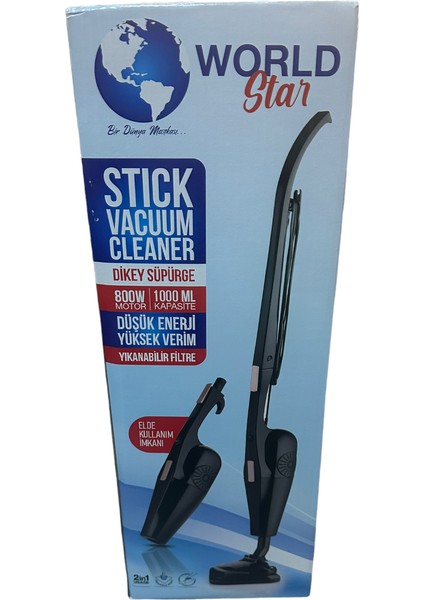 51 Dba - 60 Dba Dikey 2 Si Bir Arada Ykanabilir Filtreli Dik Süpürge Dc Kablolu 5-10 M 500-15