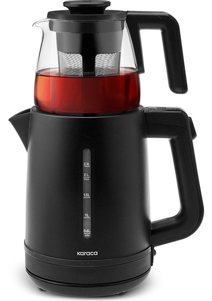 Siyah Tea Grande Xl Çay Makinesi ve Kettle Shiny Black 1-2 L C / F 220 - 240 V 50 Hz / 60 Hz