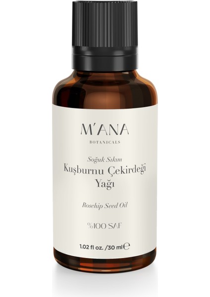 Kuşburnu Çekirdeği Yağı %100 Doğal 30 ml (Rosehip Seed Oil)