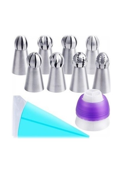 Topbaş Duy Silikon Krema Torbası Set