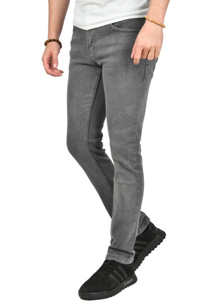 Slim Fit Likralı Düz Kot Jean Pantolon 2406531