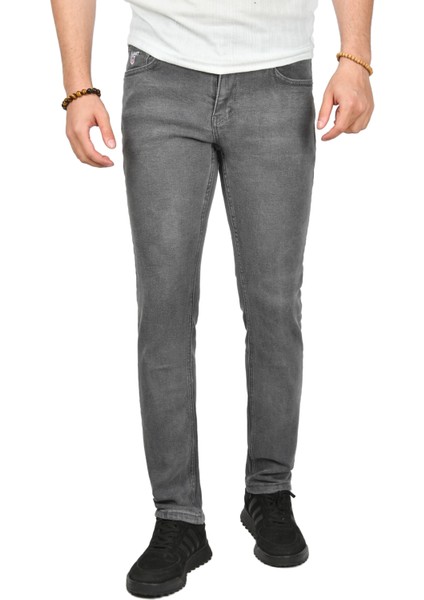 Slim Fit Likralı Düz Kot Jean Pantolon 2406531