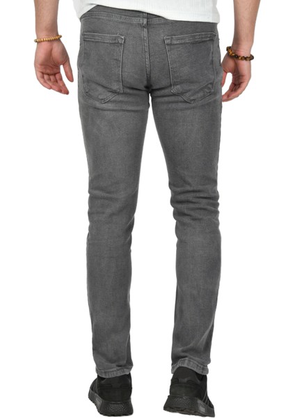 Slim Fit Likralı Düz Kot Jean Pantolon 2406531