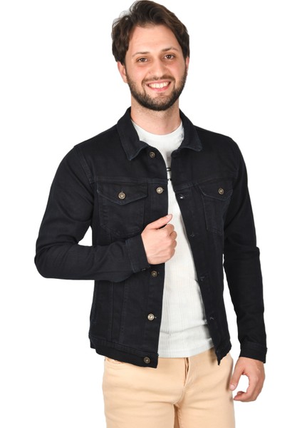 Slim Fit Likralı Kot Mont Jean Ceket 2201007 indirimleri