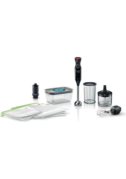 C / F Ergomixx MS6CB61V7 El Blenderi 1000W Siyah 800 - 1200 Watt Klasik Plastik Siyah 1000 ml