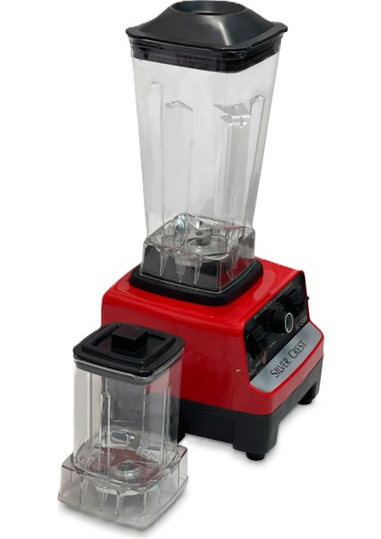 Kırmızı Silver Crest 450 W Profesyonel Blender Milkshake Plastik Turbo Plastik 220 - 240 fırsatları