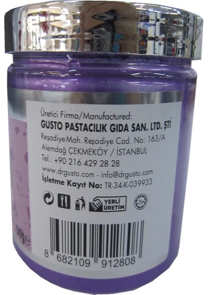 Yenilebilir Metalik Mor Gıda Simi 40 gr fiyatları
