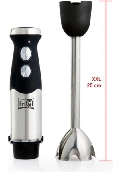 1 - 2 L El Blender Seti 800 Watt Hb 2879 Metal 800 - 1200 Watt  Çelik Siyah